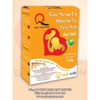 GẠO SÉNG CÙ MƯỜNG LÒ YÊN BÁI HỘP 2KG