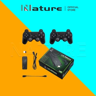 Máy Chơi Game Điện Tử 4 Nút Game Stick HDMI 10000+ Trò Chơi, Kết nối HDMI, 4K kết nối với ti vi64GB