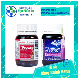 PM PROCARE - PROCARE DIAMOND - ÚC [Lọ 30 viên] - Vitamin tổng hợp cho Phụ nữ có thai và cho con bú