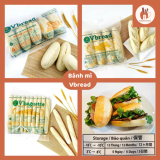 [B.Thạnh] Bánh Mì Sạch 5 Sao VBread / Bánh Mì Que, Ổ / Clean & Frozen Bread