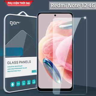 Cường lực Gor Redmi Note 12 / 12 4G / Note 12 Turbo / 12R / Note 13 / 13 5G trong suốt trơn mượt chất kính đẹp