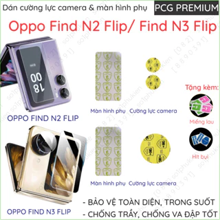 Dán cường lực camera và dán dẻo ppf dành cho màn hình phụ Oppo Find N2 Flip/ Find N3 Flip