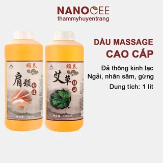 Dầu Massage Body Cao Cấp Mát Xa Vai Gáy Đả Thông Kinh Lạc Dùng Trong SPA Đông Y