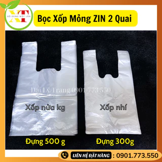 1KG Bọc/Túi Xốp Trắng Mỏng Zin Đựng Hủ Tíu , Phở , Thực Phẩm