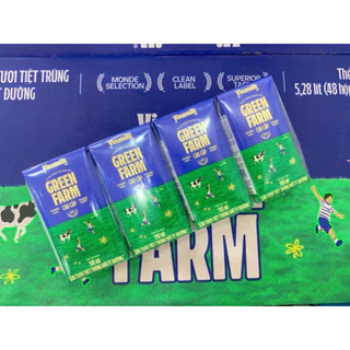 Thùng 48 hộp Hộp Sữa Green Fram Vinamilk 110ml