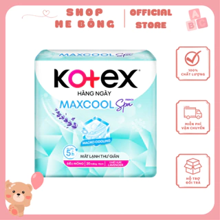 [Bịch 20 miếng] Băng vệ sinh Kotex hàng ngày MaxCool SPA