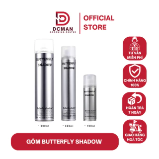 [Chính Hàng] Gôm Xịt Tóc Nam Nữ Butterfly Shadow 150Ml/320Ml/600Ml