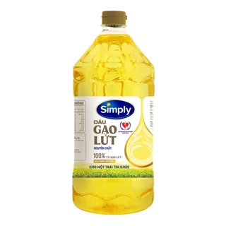 Dầu gạo lứt Simply 2L/chai