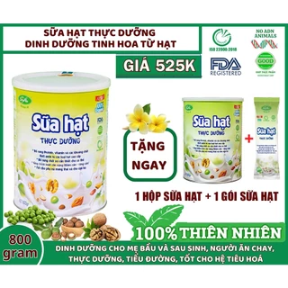 Sữa Hạt Thực Dưỡng SoyNa chính hãng tặng kèm 1 hộp Sữa Hạt và 1 gói Sữa Chay