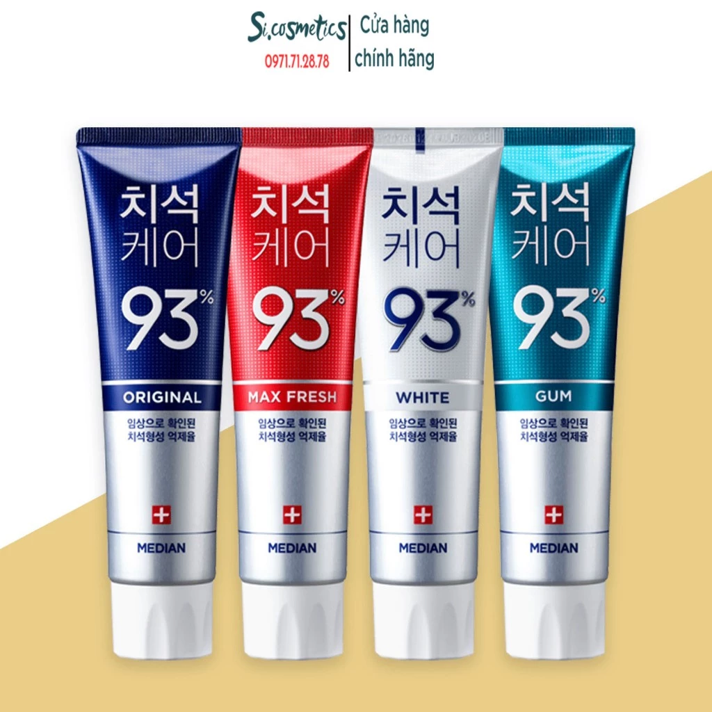 Kem Đánh Trắng Răng Median 93% Tooth-Paste 120g