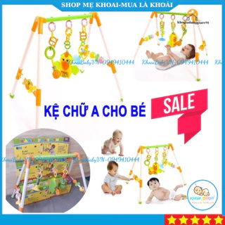 Đồ chơi Kệ chữ A cho bé Khoaibaby Có âm thanh vui nhộn, đồ chơi cho bé sơ sinh-S009