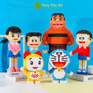 Mô Hình Nhân Vật Hoạt Hình Nobita và những người bạn 31cm Tặng Búa Xương Rồng Nhỏ