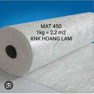 Sợi Thủy Tinh MAT 450 - 1kg (2.2m2)