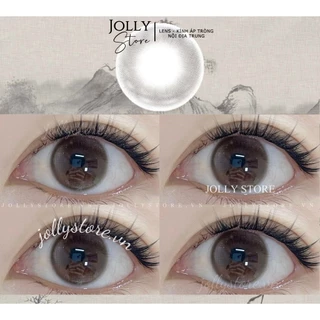 Lens LUNA EYES - Kính áp tròng 284 Brown không giãn cận từ 0-6 độ JOLLY STORE