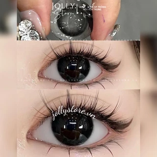 Lens LUNA EYES - Kính áp tròng 537 Black không giãn cận từ 0-6 độ JOLLY STORE