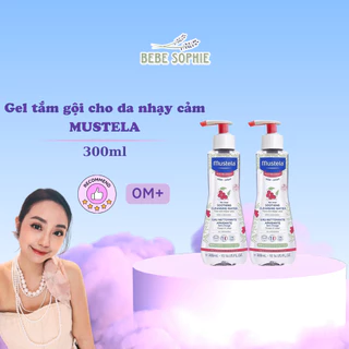 [CHÍNH HÃNG]Sữa tắm cho da nhạy cảm Mustela 300ml