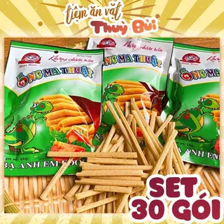 Bịch 30 Gói Snack Ống Ma Thuật, Đồ Ăn Vặt Trẻ Em