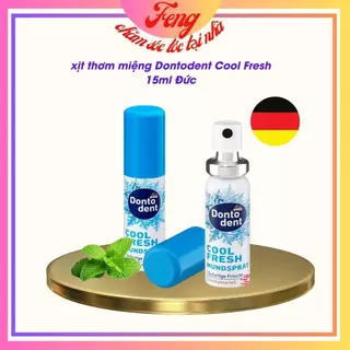 Xịt Thơm Miệng cao cấp Dontodent Cool Fresh 15ml Đức khử mùi khử khuẩn giúp giao tiếp tự tin hơn