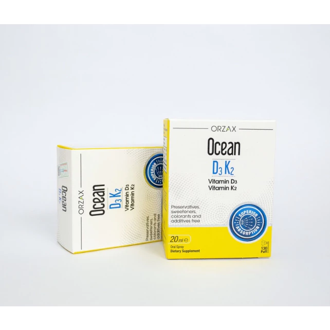 Vtm Ocean D3K2 dạng xịt/nhỏ giọt – giúp bổ sung vitamin D3 và K2 cho trẻ