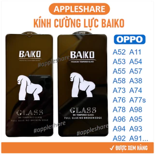 Cường lực OPPO BAIKO A91 A92 A92s A93 A94 A95 A96 A98 A73 2020 A74 4G 5G A76 a77s A52 A53 A54 A55 A57 2022 A58 A11 A38