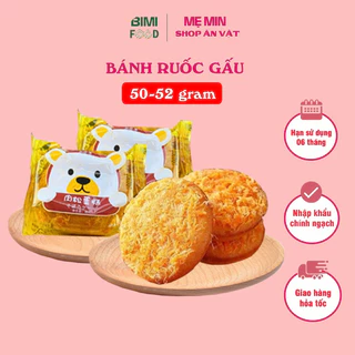 bánh gấu bông lan phủ ruốc ngon mềm