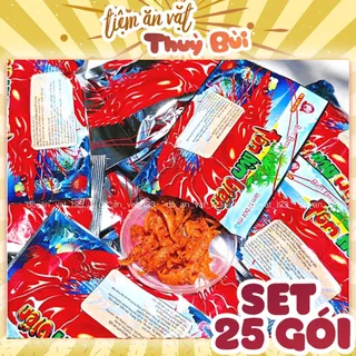 Bịch 25 Gói Snack Tôm Hùm Biển Chua Cay Vị Trẻ Em[🔥KHUYẾN MẠI🔥]