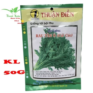 Hạt Giống Rau Tần Ô ( Cải Cúc ) Gói 50g