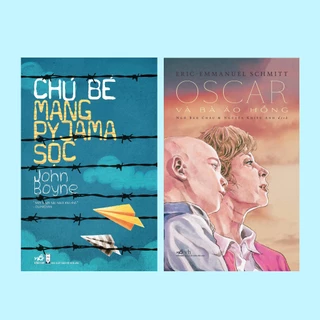 Sách - COMBO Chú bé mang pyjama sọc - Oscar và bà áo hồng (John Boyne - Eric-Emmanuel Schmitt) (Nhã Nam)