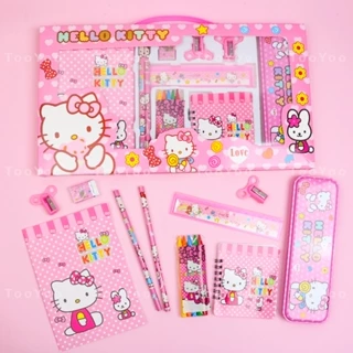 Bộ dụng cụ học tập Hello Kitty dễ thương cute TooYoo BK00399