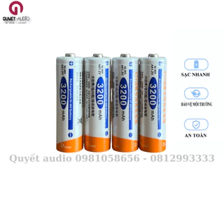 Bộ pin sạc AA/AAA chính hãng Doublepow B02, Pin 1200mAh đến 3200mAh, Pin Sạc Micro Không Dây