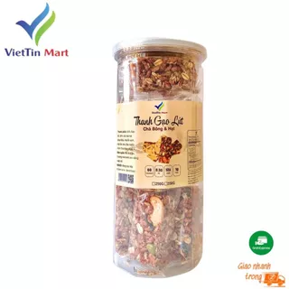 Thanh gạo lứt hạt Viettin Mart 250g