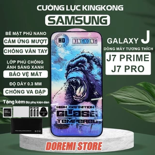 Kính cường lực Samsung Galaxy J7 Prime / J7 Pro New Kingkong full màn, miếng dán bảo vệ toàn màn hình