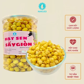 Hạt sen sấy giòn không đường ăn liền NAKUSO (300gr)