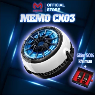 Quạt tản nhiệt điện thoại sò lạnh gaming MEMO CX03 sạc không dây magsafe nam châm từ tính chơi mobile FF liên quân pubg