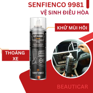 Vòi xịt vệ sinh máy lạnh Senfineco 9981 System Cleaner làm sạch điều hòa dung tích 520ml