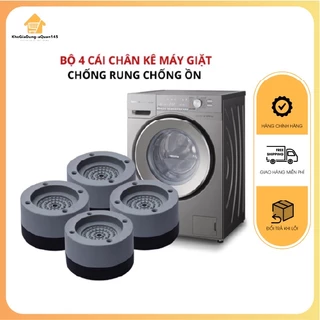 Chân Máy Giặt 4 Miếng Cao Su Cao Cấp Chống Ồn Chống Rung, Đế Chống Rung Máy Giặt siêu rẻ