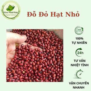 Đậu đỏ hữu cơ hạt nhỏ 100% tự nhiên tròn chắc mẩy, đỗ đỏ tốt cho sức khỏe đóng túi 200gr 500gr-1kg