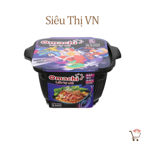 Lẩu Tự Sôi Omachi Bắp Bò Riêu Cua 276gr