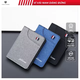 Ví vải nam Canvas dáng đứng JOLIZEON cao cấp trẻ trung năng động - VNA20