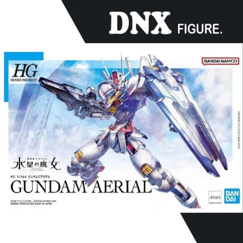 [Hàng có sẵn] Mô Hình Lắp Ráp Gundam HG TWFM Aerial (The Witch from Mercury) (New Seal)