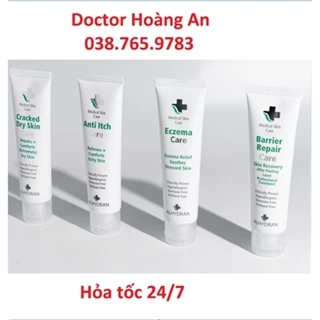 Bộ tứ sp Alhydran special care : barrier repair, eczema, anti itch và cracked dry skin care chăm sóc da chuyên sâu