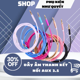 Dây cáp âm thanh nối dài với cổng AUX 3.5mm cao cấp - kết nối từ máy tính,điện thoại,tivi ... ra loa