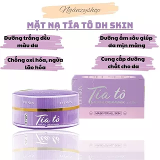 Mặt Nạ Tía tô DH SKIN 120g, Mặt Nạ Tía Tô Dưỡng Trắng Da, Ngăn Ngừa Lão Hóa, giảm thâm nám, phục hồi da chính hãng