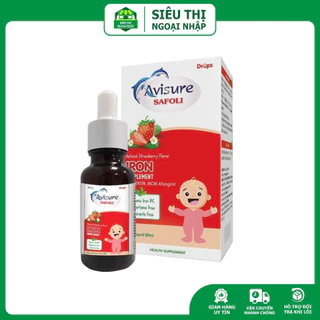 Siro bổ sung sắt - Avisure Safoli Drops 20ml