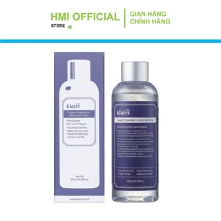 Nước hoa hồng Dear, Klairs Supple Preparation Unscented Toner 180ml