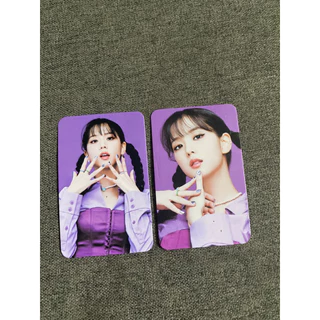 2 card Jisoo tím