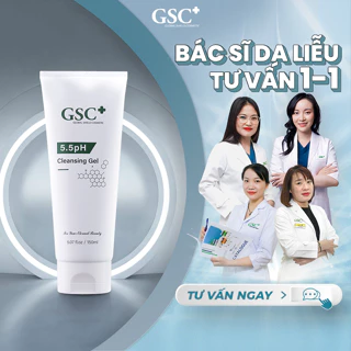 Sữa rửa mặt gel 5.5PH GSC Natural Cleansing Gel giảm mụn cho da dầu mụn, da khô 150ml