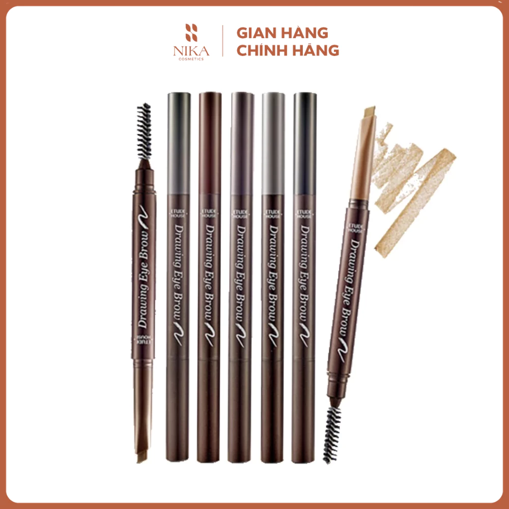 Chì Kẻ Mày Etude Drawing Eye Brow 2 đầu [Nika Cosmetics]