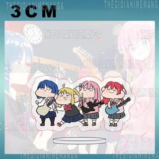 (3CM) Mô hình Standee BOCCHI THE ROCK! ver CHIBI tượng mica acrylic anime chibi trưng bày