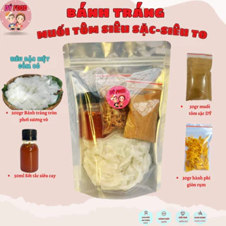 Siêu To Bánh Tráng Muối Sặc Đặc Biệt - Dý Food [siêu cay]